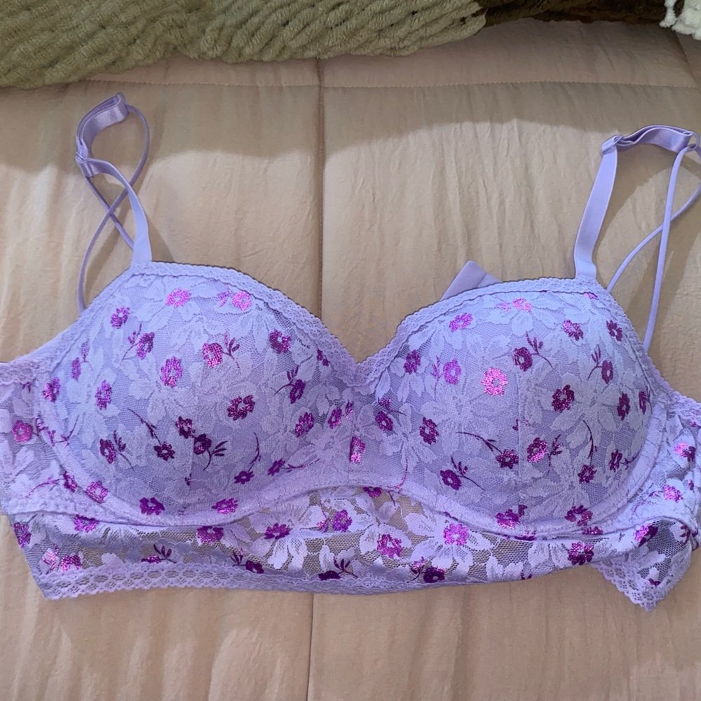 PINK Victoria Secret Lace Push Up Bralette